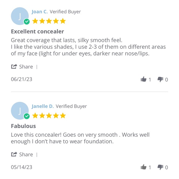 Mineral Fusion Refillable Concealer Palette Full Coverage in Indulgence - Picture 12 of 12